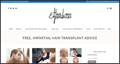Desktop Screenshot of hairtransplantwebsite.com